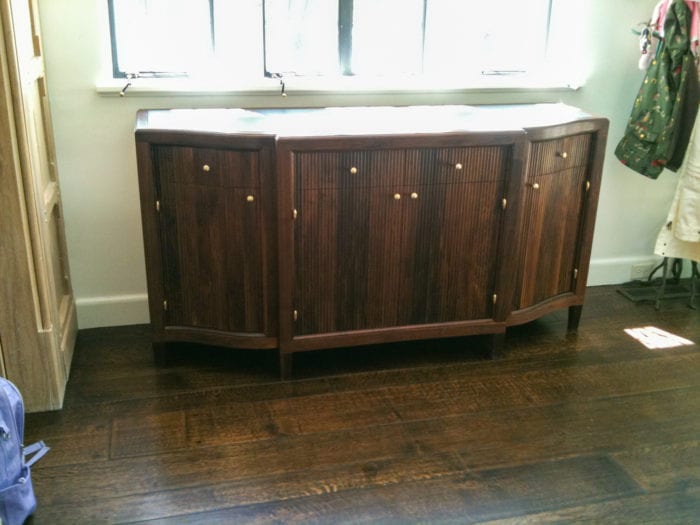 Fluted Walnut Dresser
