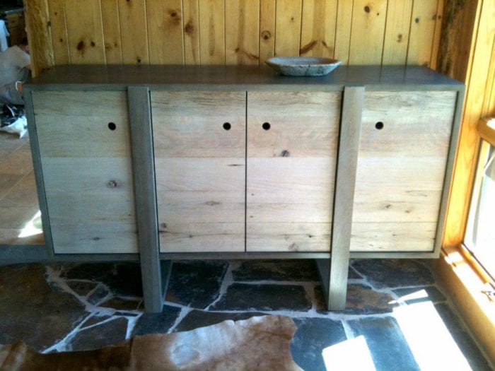 Rustic Wood Credenza