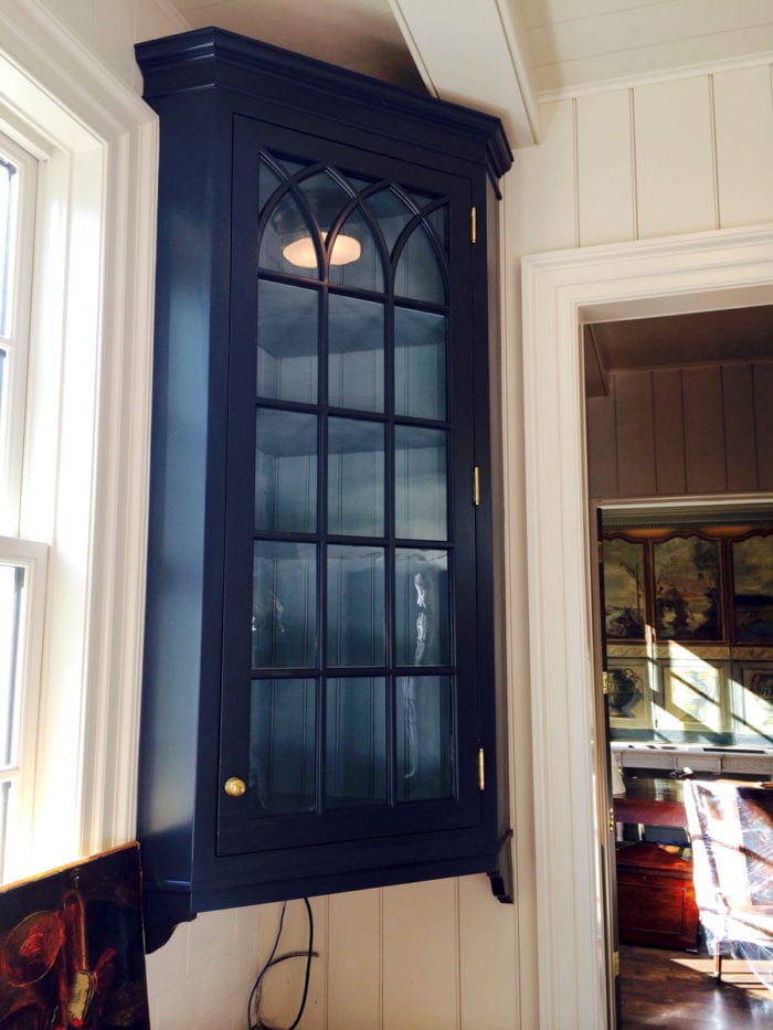 Black Wood Cabinet work in progress