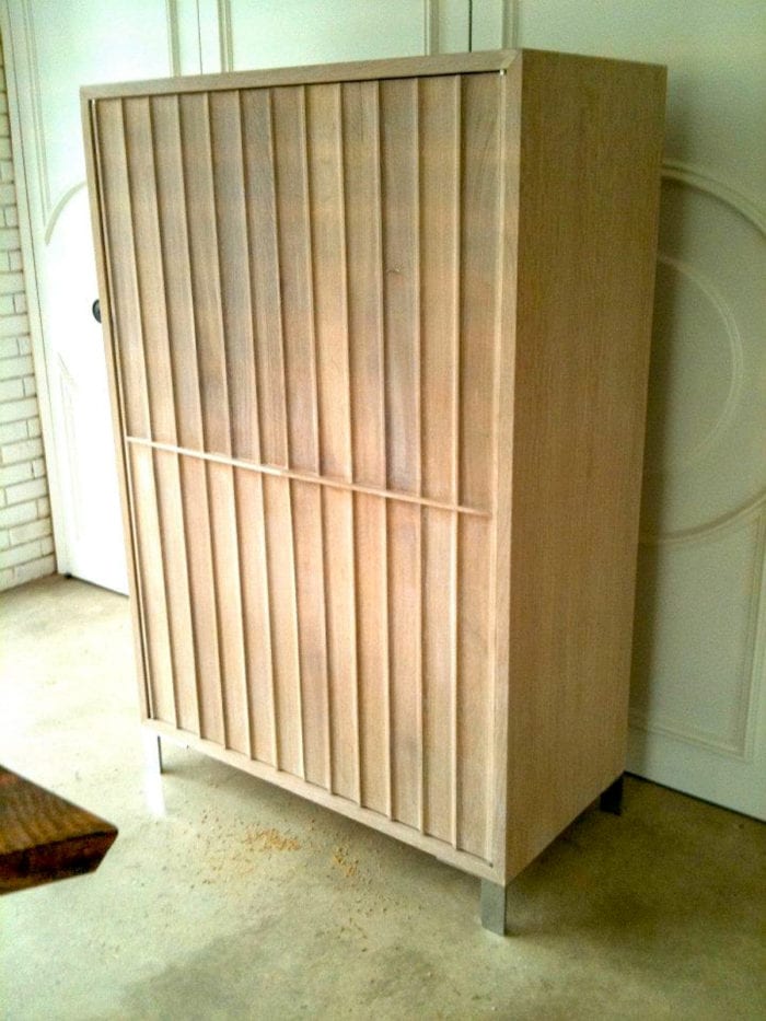 Fluted White Oak Credenza