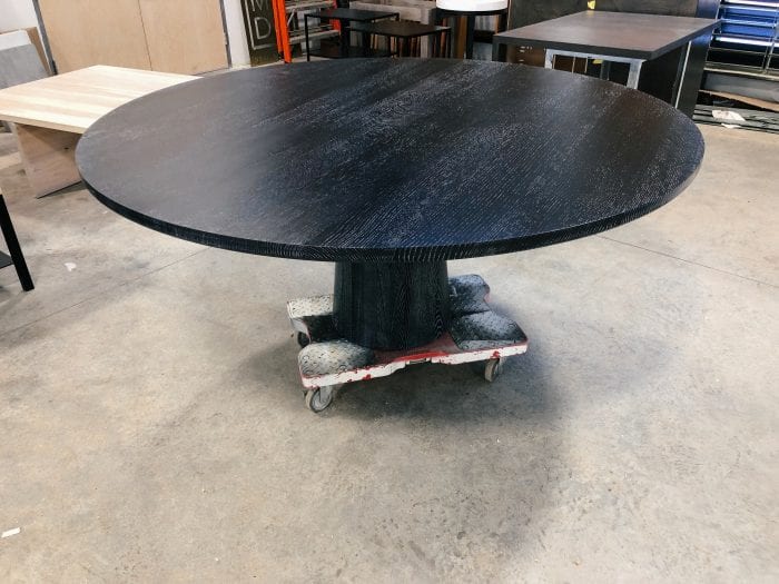 solid oak Dining table