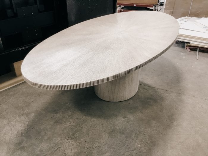 Elliptical Radiate Table