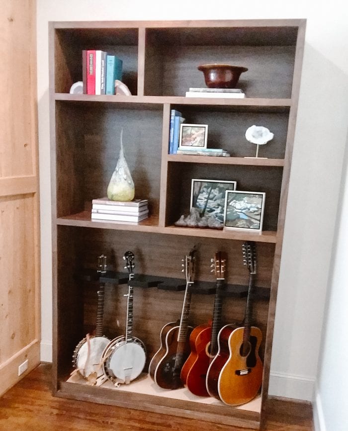 Walnut Guitar Rack