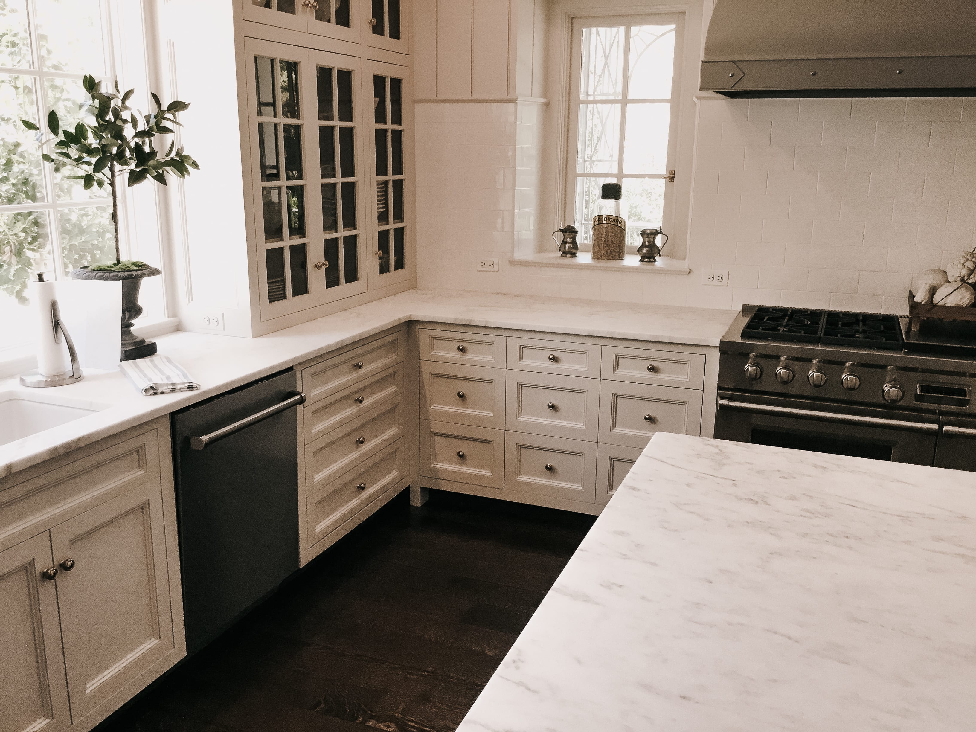 Classic White Kitchen side view