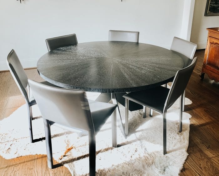 cerused Radiate table
