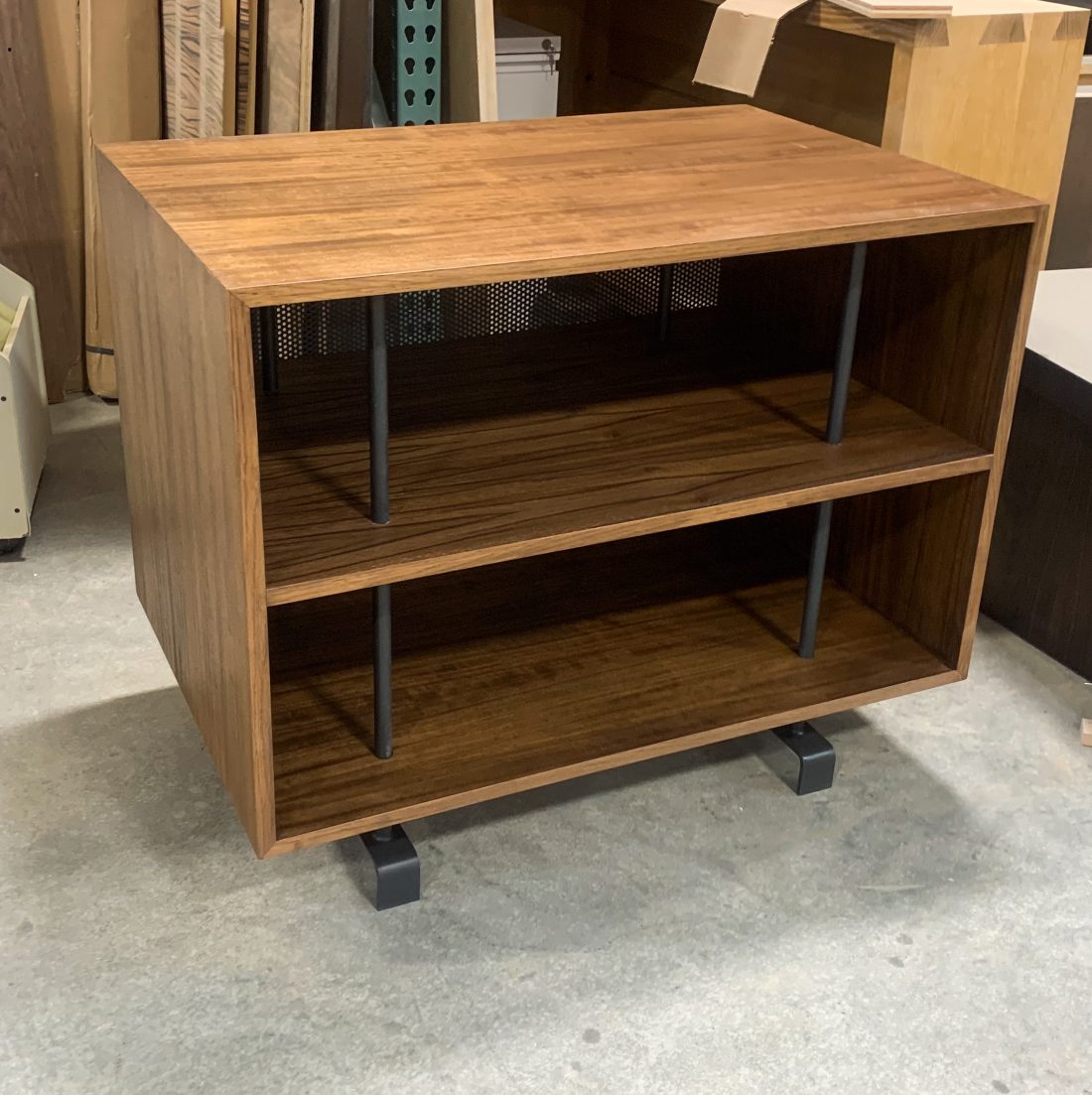 Paldao wood and steel side tables