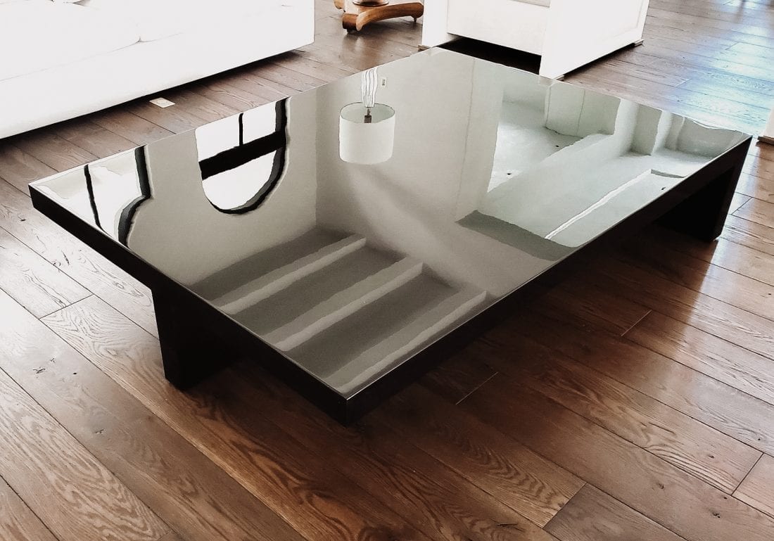 Slick and Shiny Coffee Table in Home