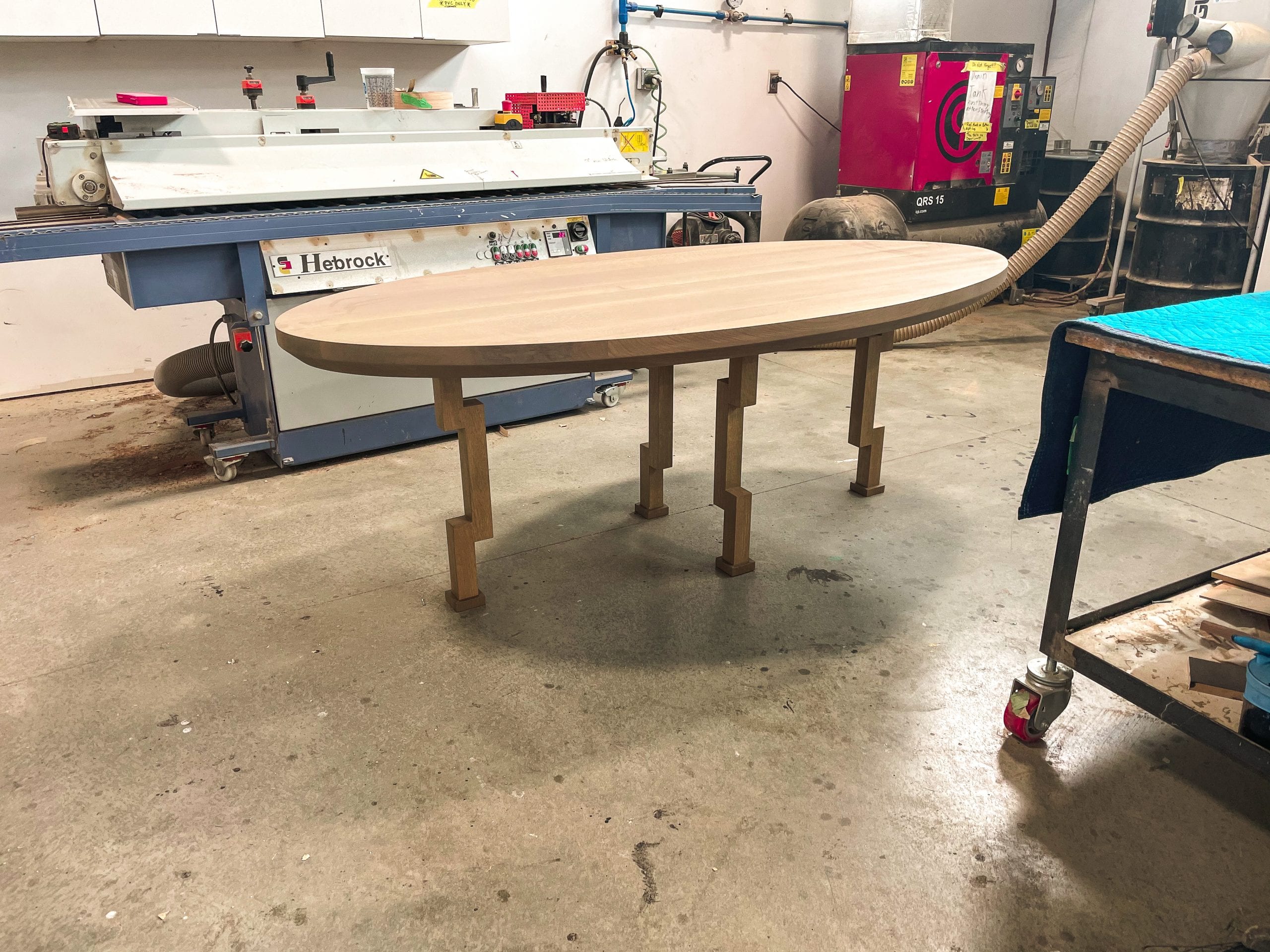 Dining Table with Geometric Legs