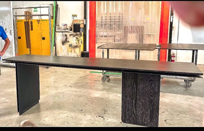 Black Wood Table