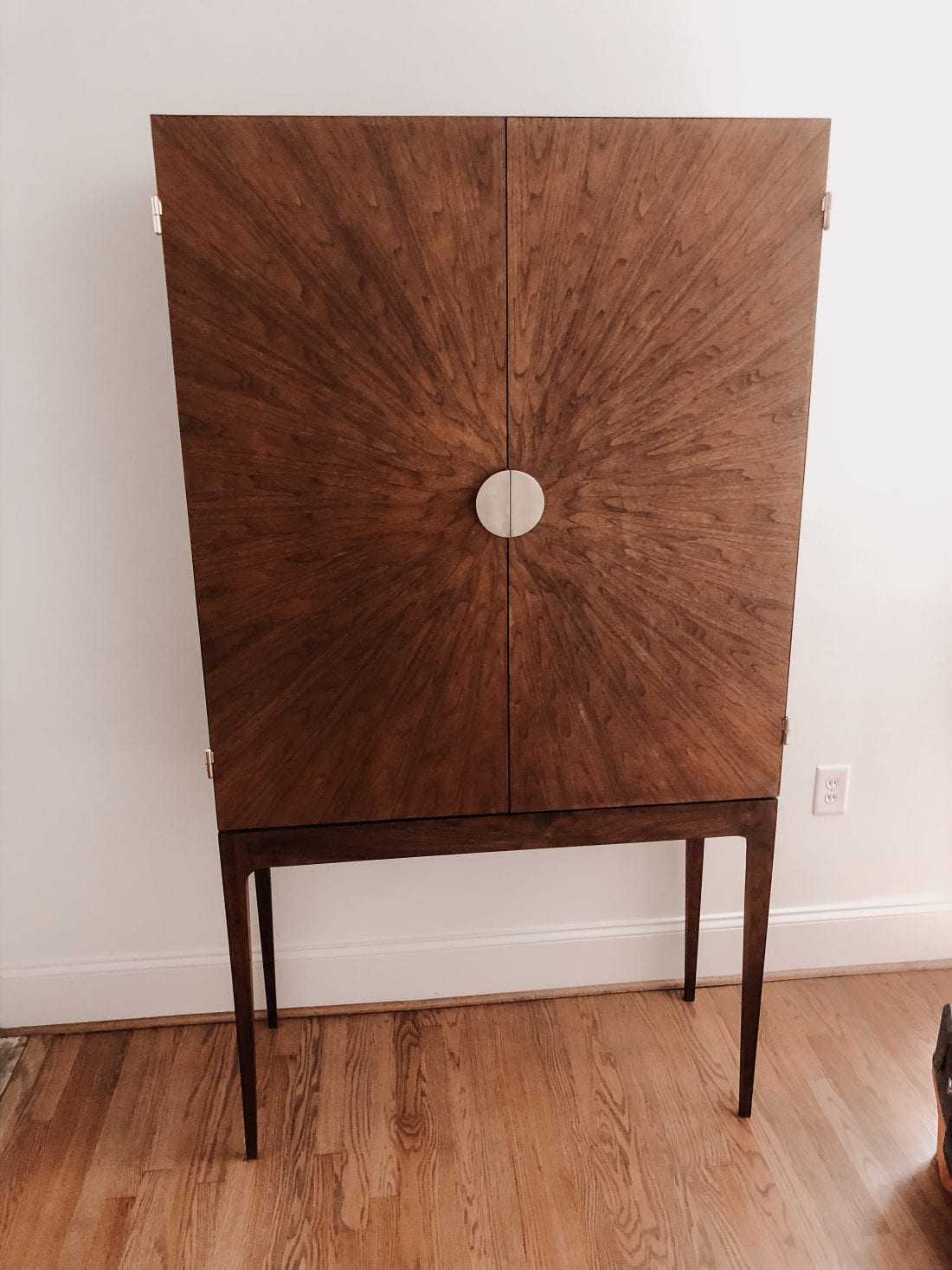 Walnut Entertainment Cabinet