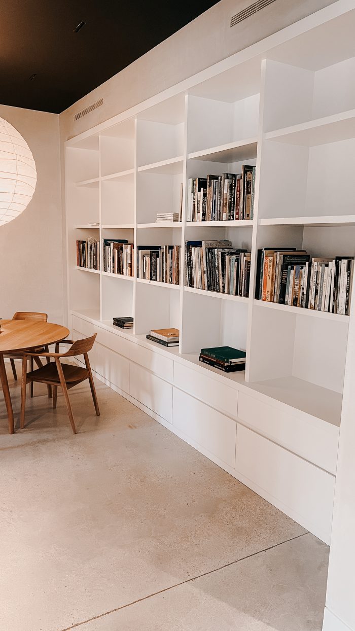 Simple, clean and efficient storage unit built for this South Florida architects office!