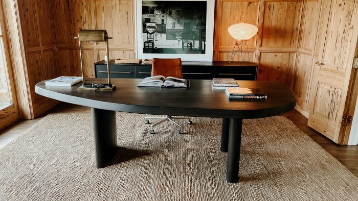 Beautiful grayed walnut desk