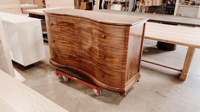 Figured Walnut Chest