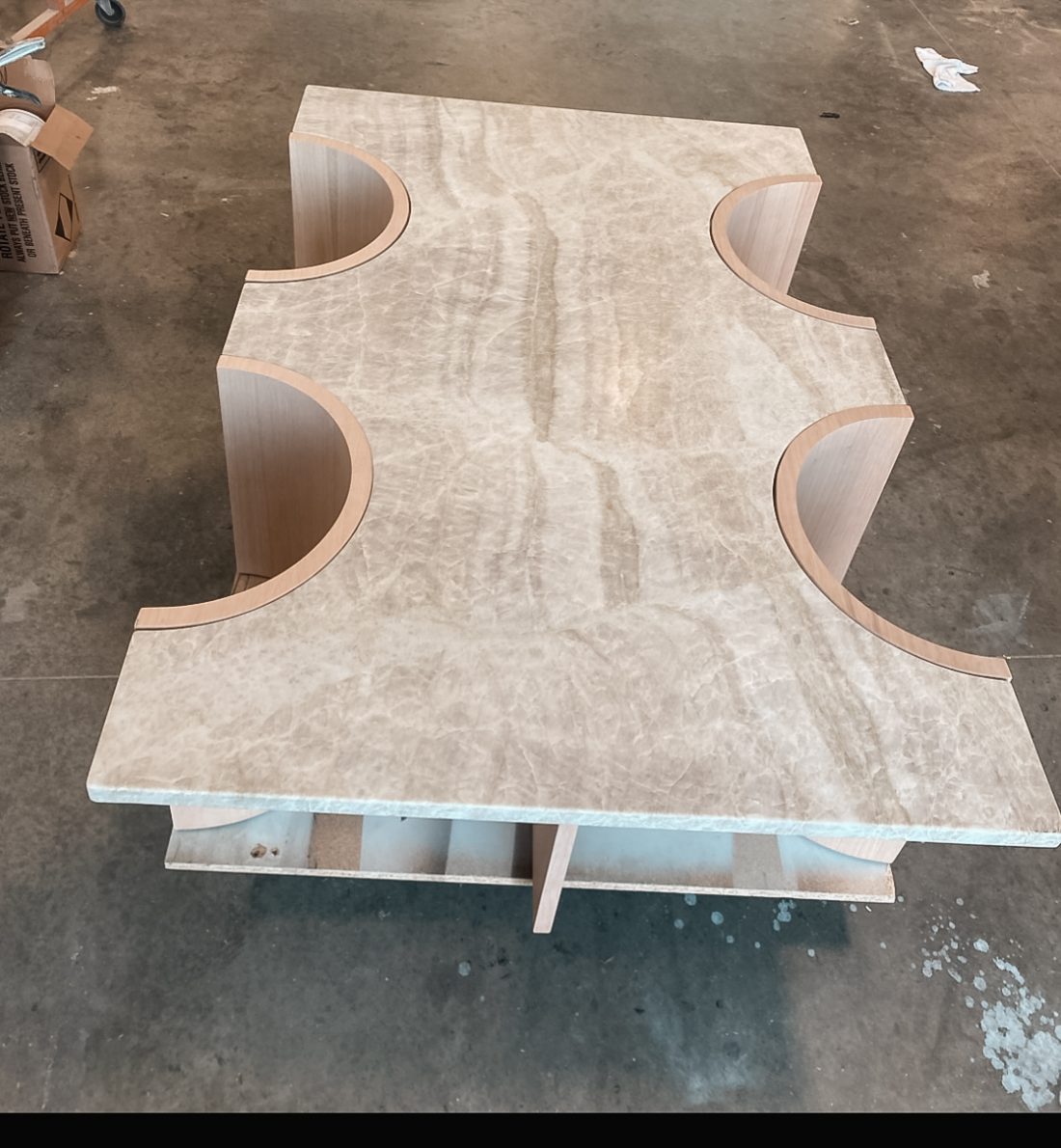 Top view of Unique Coffee Table