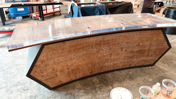 Huge Oak Gaming Desk