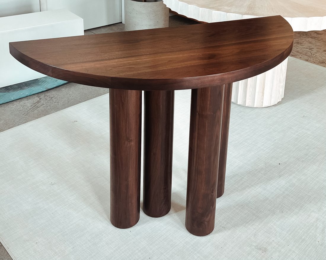 Demi Table in Walnut