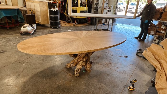Radiate Table With Tree Root Base