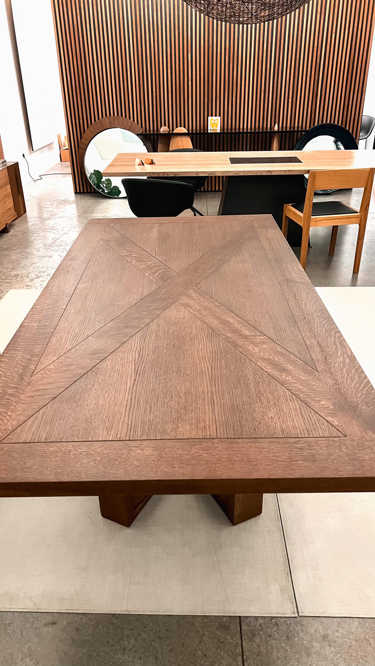 White Oak Dining Table Top