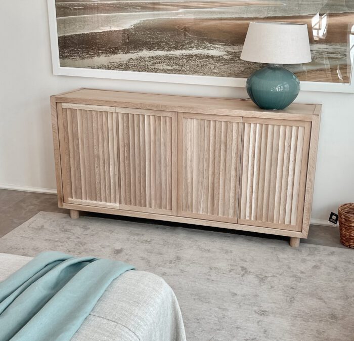 Fluted White Oak Dresser