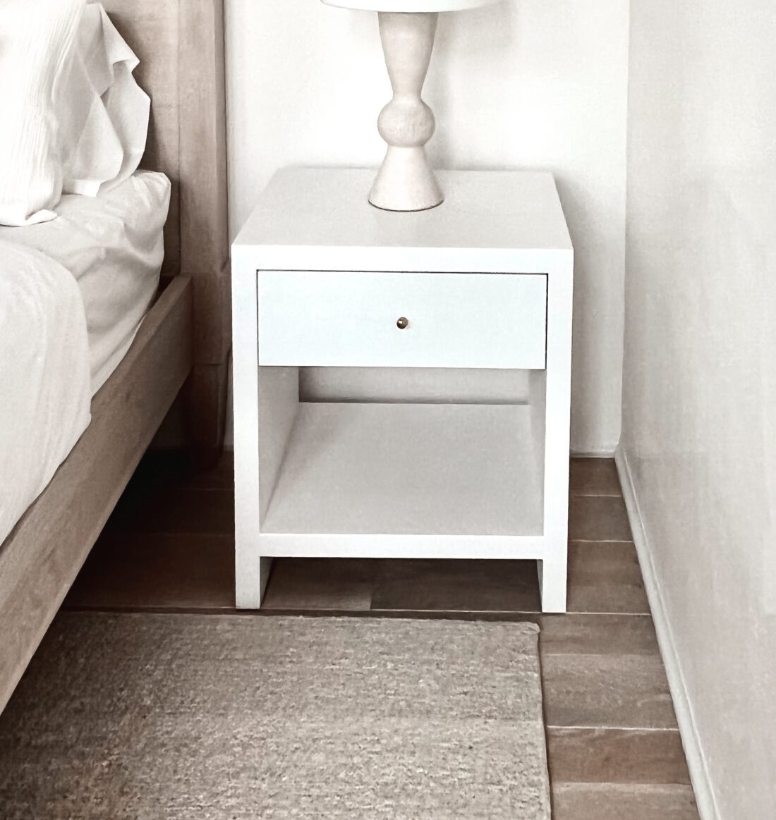 Small White Nightstand