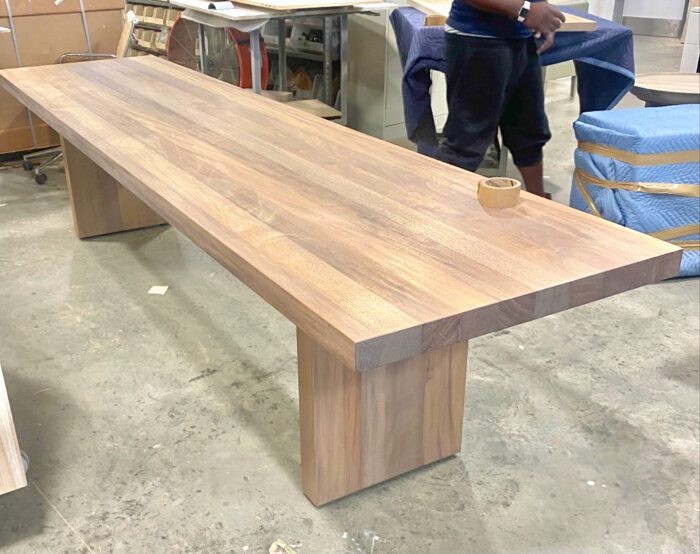 Huge teak, outdoor dining table
