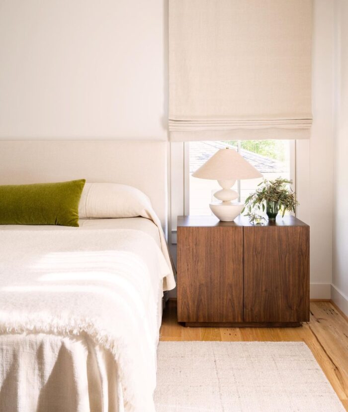 Bedside Tables we made for a serene bedroom for a project with @still.johnson . ⁠