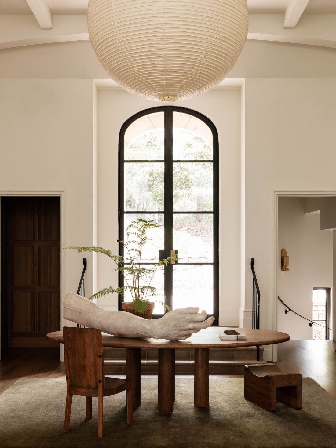 dining room table in the collectors house