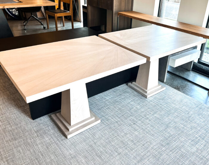 Pair of Square Radiate Tables