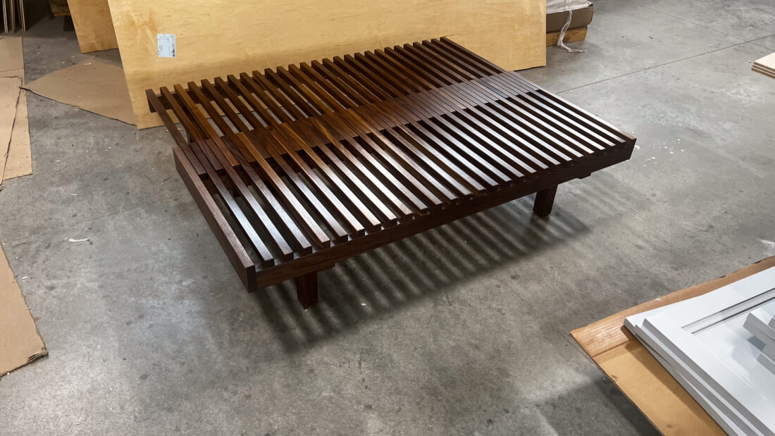 Unique Slat Coffee Table
